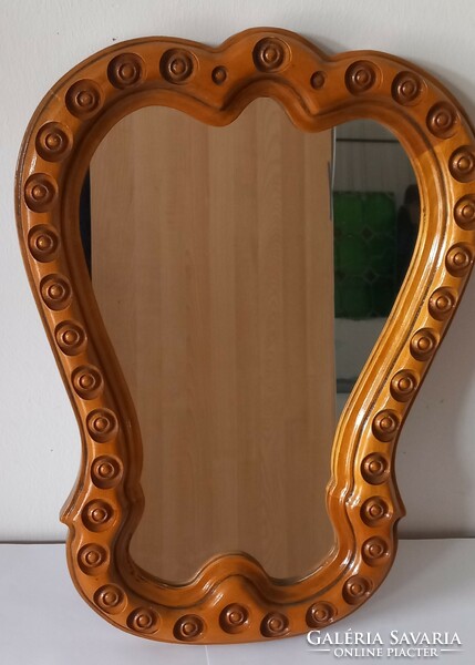 Art deco wooden wall mirror negotiable design