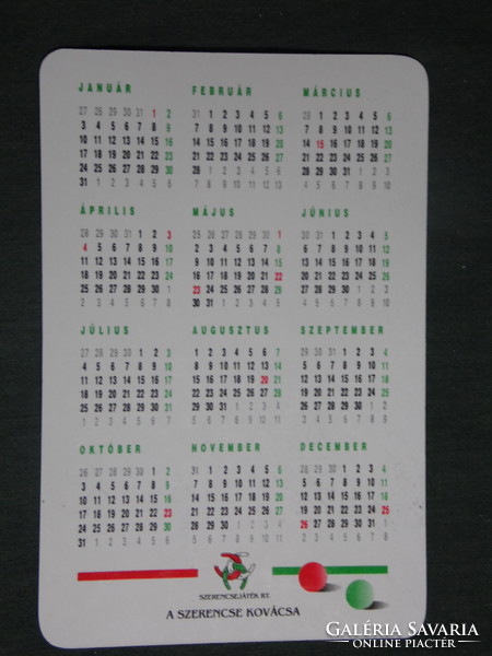 Card calendar, toto lottery game, erotic female nude model, 1994