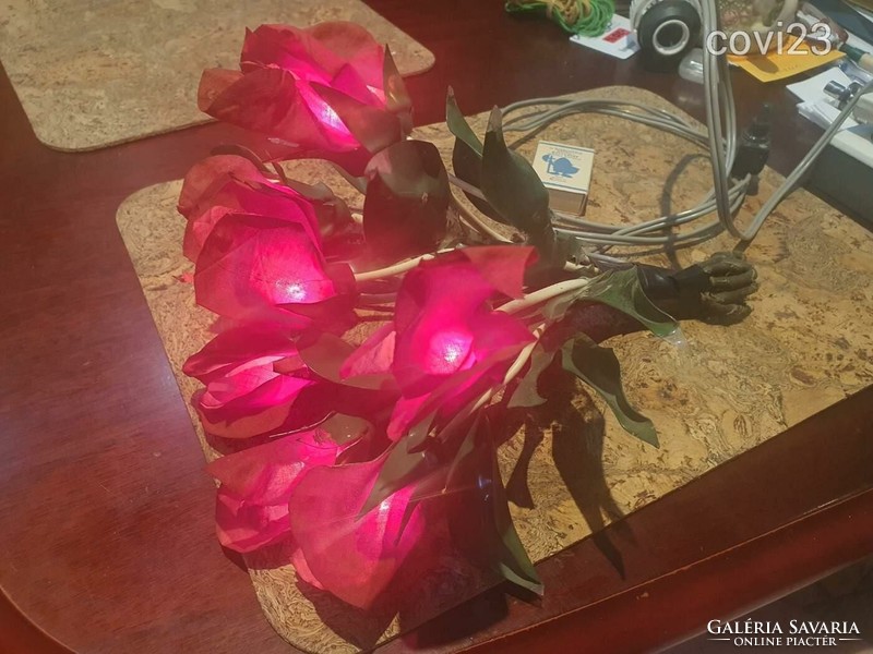 A retro bouquet of flowers is a special mood lamp from the past