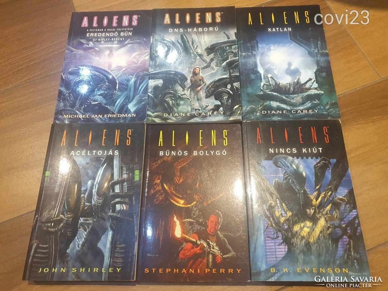 Aliens 1-6 második nagyon ritka sorozat újszerű mind