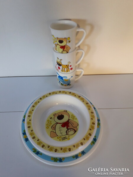 2 canpol babies plastic children's tableware together or separately