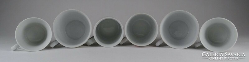 1P113 Régi Zsolnay - Bavaria - Kahla porcelán csésze és bögre csomag 6 darab