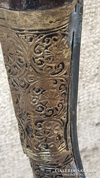 XIx. század eleji muskéta, közel-keleti, 135 cm-es hosszúságú ritkaság.