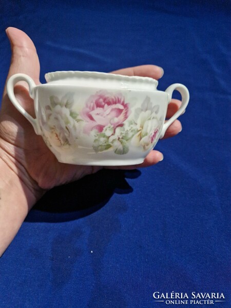 Victoria Csehszlovák  rózsás porcelán
