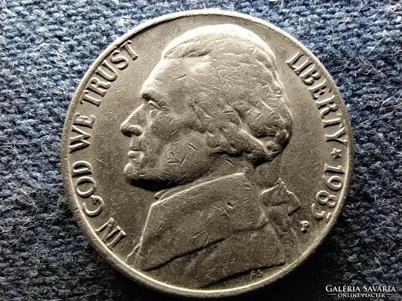 USA jefferson nickel 5 cents 1983 p (id80607)