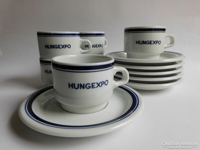 Alföldi coffee set with hungexpo label
