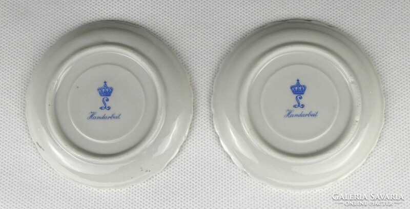 1P121 oscar schlegelmilch porcelain bowl pair 7.5 Cm