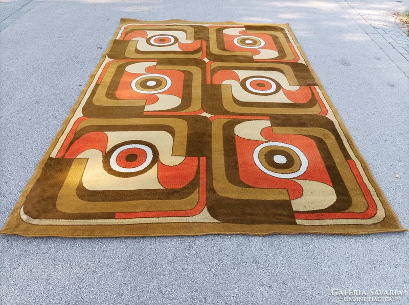 Retro caravan carpet, latex 1960