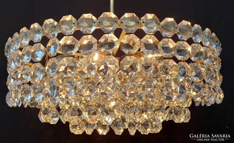 Large crystal chandelier