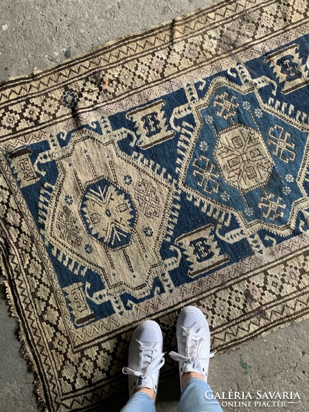 Old hand-knotted rug