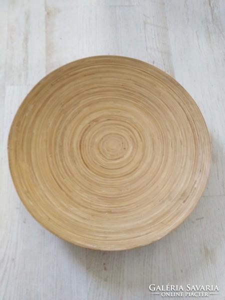 Giant bamboo decorative object, bowl - ikea /45 cm