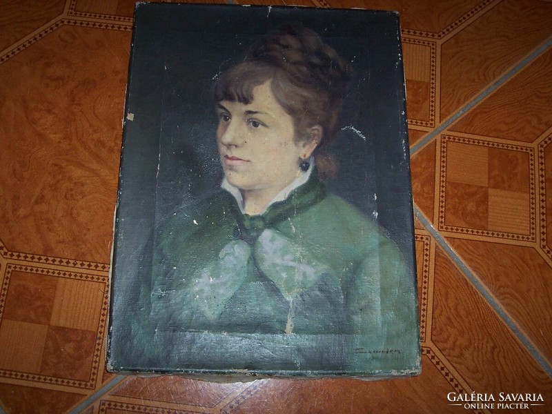 Antique painting with signature