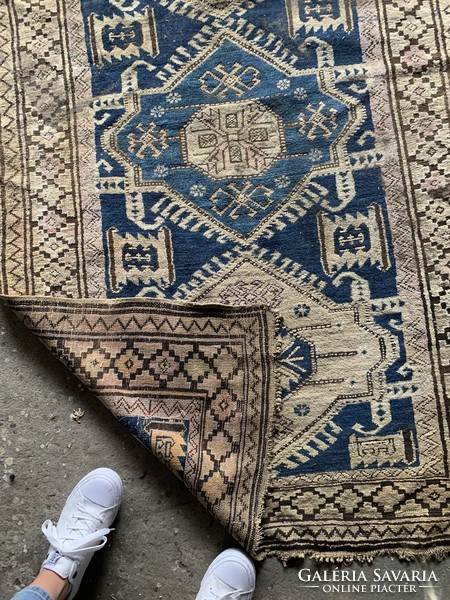 Old hand-knotted rug