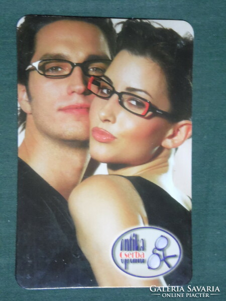 Card calendar, Serbian optics, baja, erotic female model, 2007