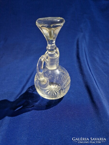 Polished glass set vinegar oil pourer