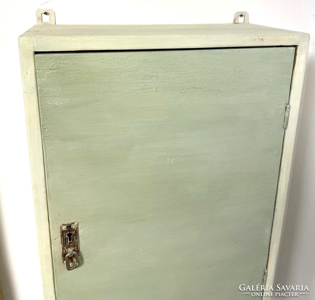 Wall-mounted medicine or toilet cabinet with shelves, retro