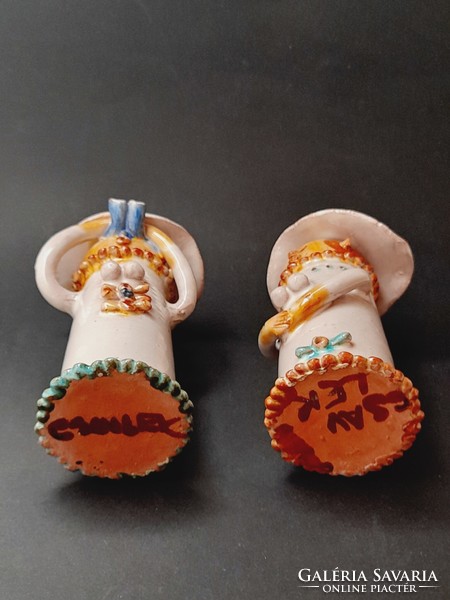 Csavlek etelka ceramic figurines, 2 in one, 13 cm