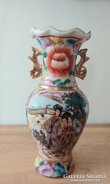 Kézzel festett kínai porcelán váza