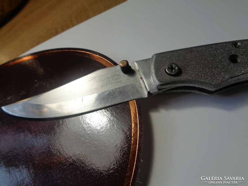 Tactical knife, dixos rostfrei krupp wnr4034 + 55 hrc, blade 8 cm, total length 18 cm