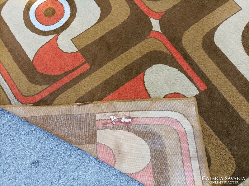 Retro caravan carpet, latex 1960