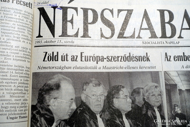 1993 X 13  /  NÉPSZABADSÁG  /  Újság - Magyar / Napilap. Ssz.:  25669