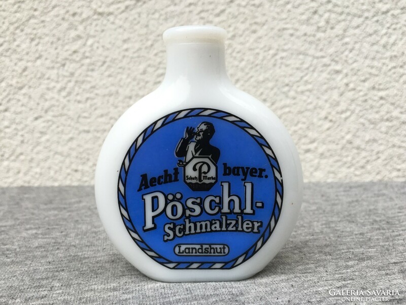 Pöschl - Schmalzler régi német tubákos üveg