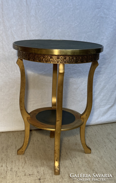 Antique French gilded round table