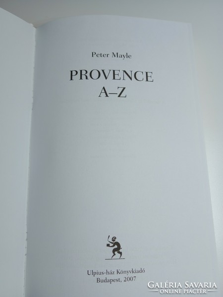 Peter Mayle - Provance A-Z-ig