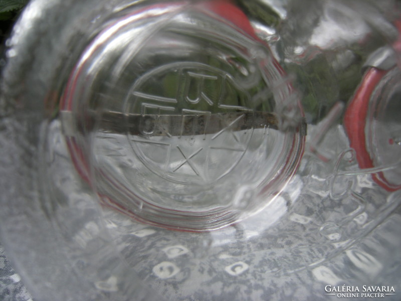 Antik Rex befőző dunsztos befőttes üveg 1liter és háromnegyed liter