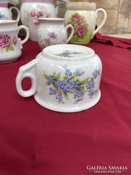 Collectors of Zsolnay's rare forget-me-not porcelain Koma mug