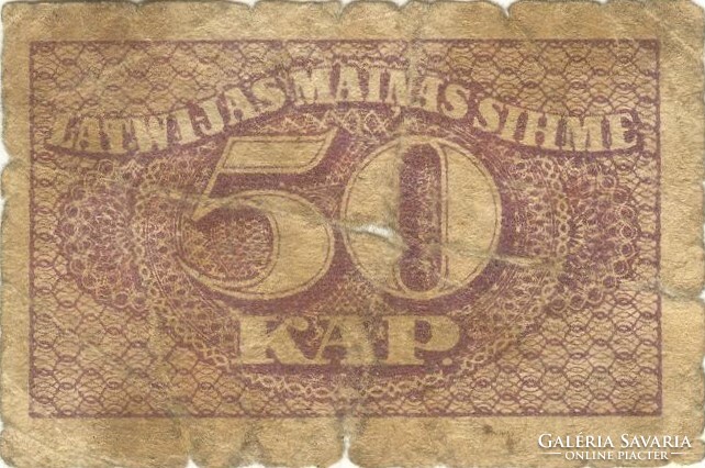 50 kap kapeikas 1920 Lettország 1.