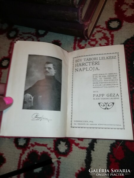 Géza Papp's battlefield diary of a field chaplain, 1916