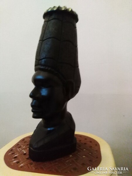 Larger African carved wooden statue