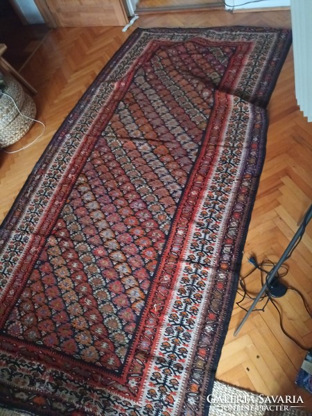Antique kilim carpet, woven, Toronto-style hand weaving