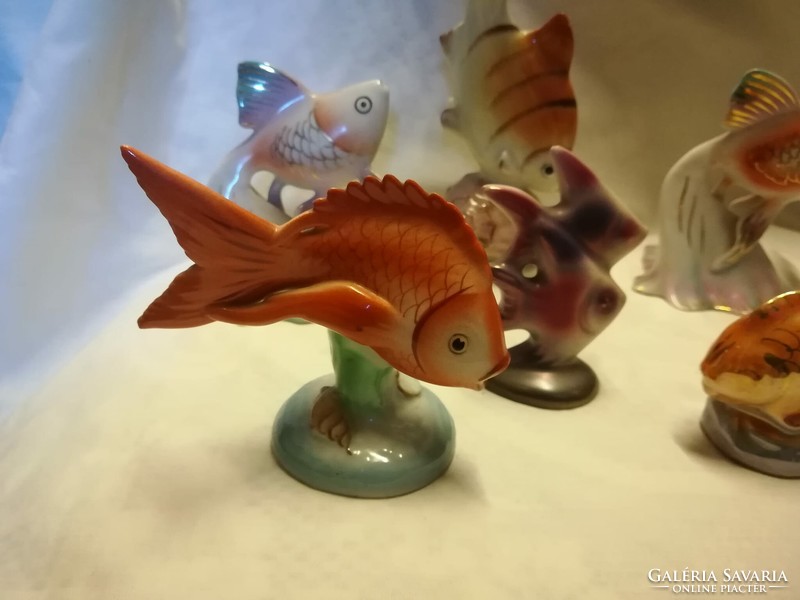 Ravenclaw, drasche, ceramic fish figurines