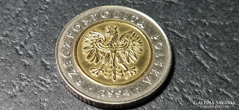 Poland 5 zlotys 1994.