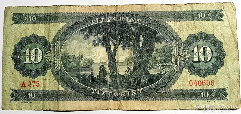 10 HUF banknote from 1969