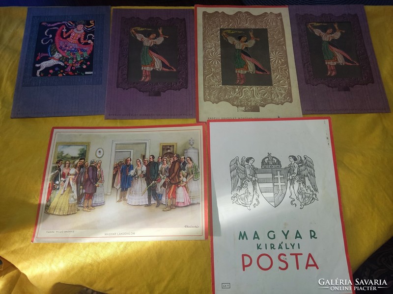 Old telegrams Hungarian Royal Post