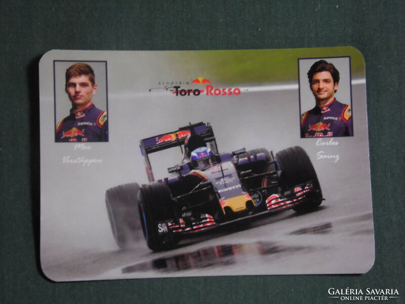 Kártyanaptár,Forma 1,Formula F 1 Hungary, Toro Rosso, Verstappen, Carlos, 2017