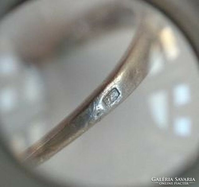 Silver open beautiful ring 7.5-8