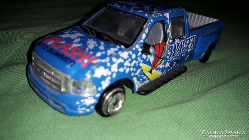 Retro welly ford f 350 pick-up metal small car model car approx. 1:43 Size according to the pictures