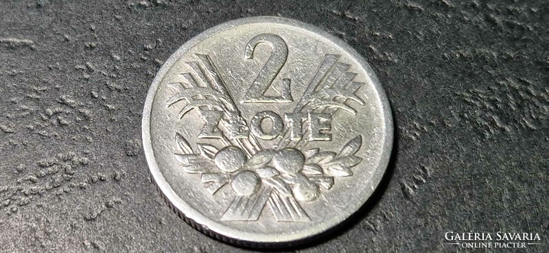 Poland 2 zloty, 1958.