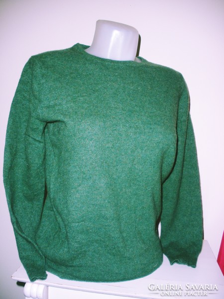 Zöld gyapjú pulóver, Benetton