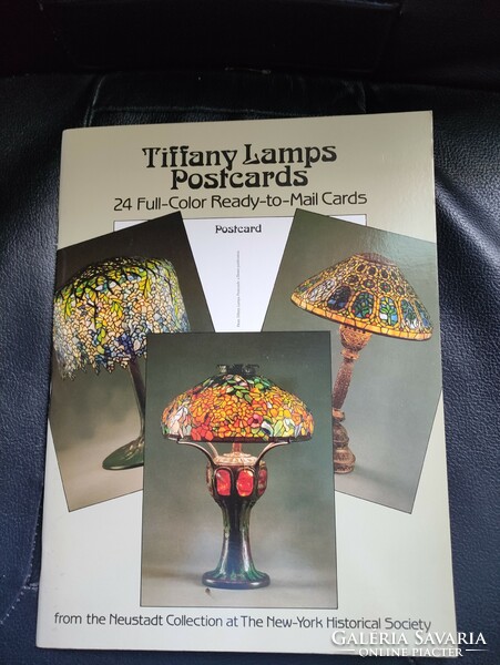 Tiffany lámpák képeslapokon-Postcards könyv A/4-es kiadvány.