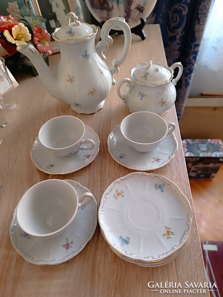 Zsolnay coffee set (incomplete)