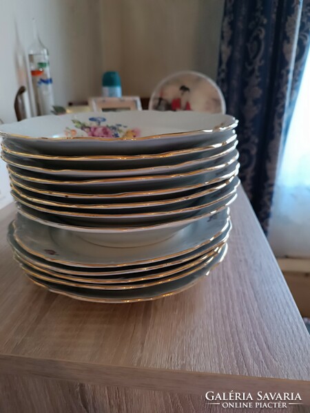 Porcelain (titov veles jugoporcelan) deep and flat plates