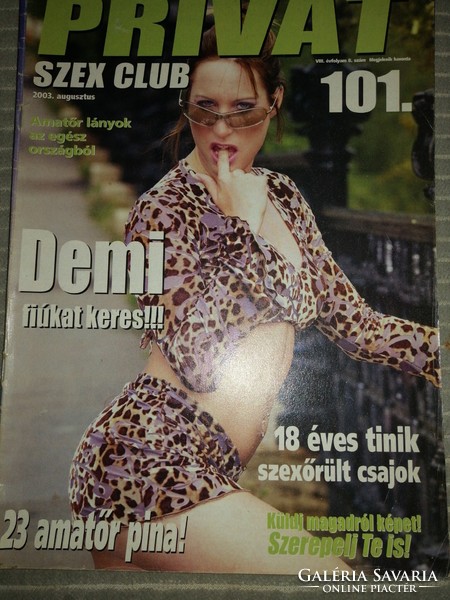 Privát szex club 101.sz magazin