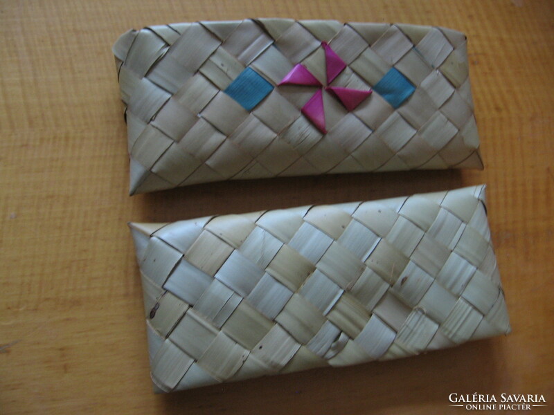 Handmade bamboo small handbag