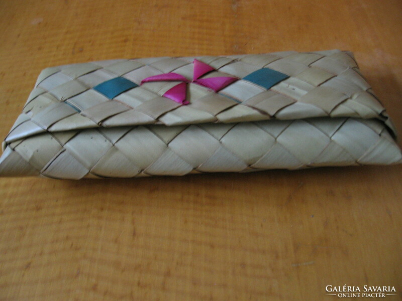 Kézműves bambusz kis kézi táska