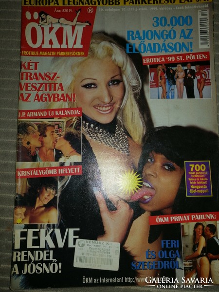 Ökm erotic magazine No. 111, 1999.